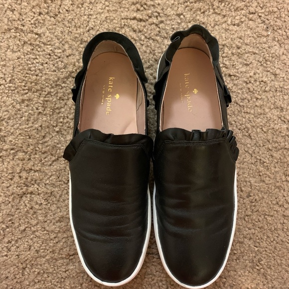 Kate Spade Lilly Leather Slip Ons - Picture 4 of 5